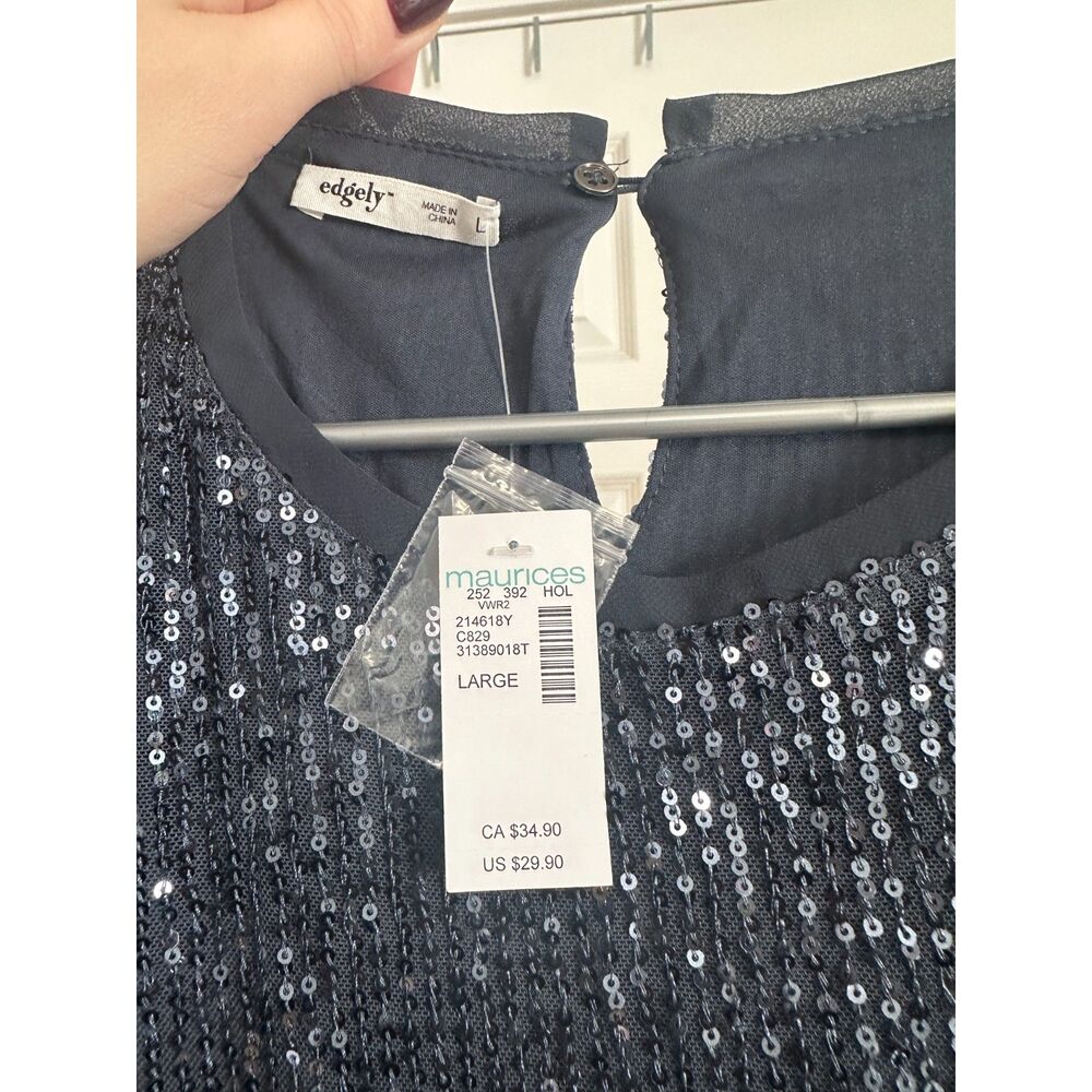 Maurices Edgely Sequin Blouse